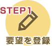 STEP1 要望を登録